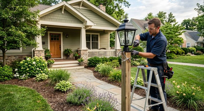 Outdoor Lighting Installation in Kansas City, KS